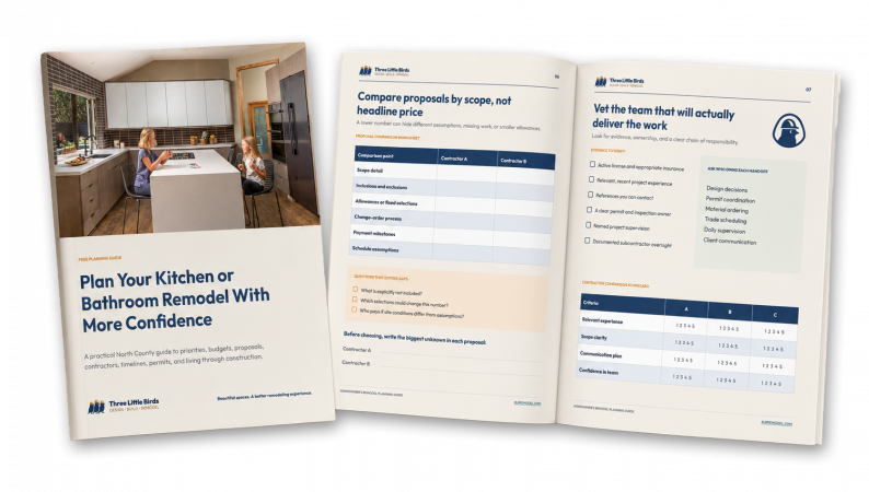 Three Little Birds Remodel Homeowners Planning Guide